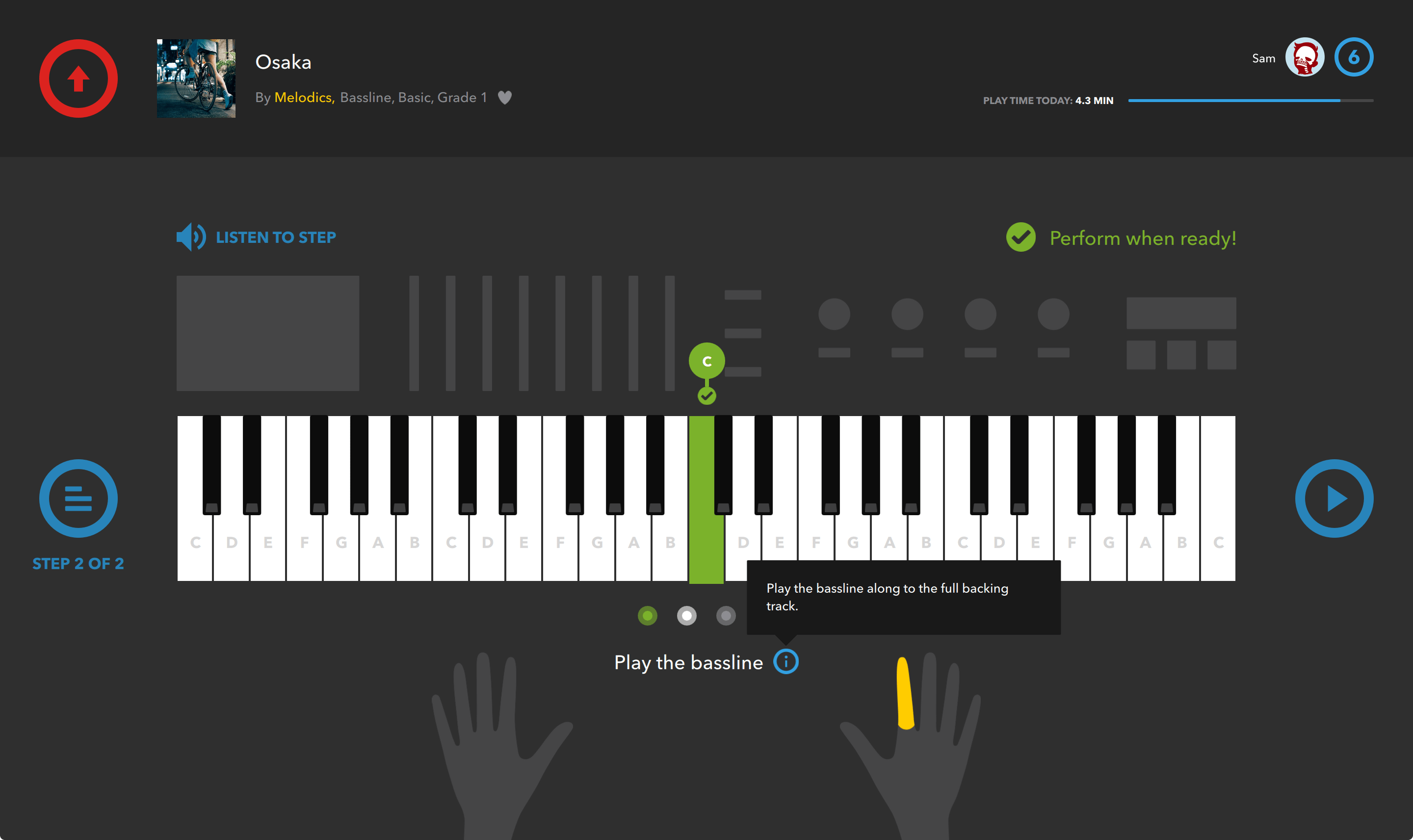 melodics keys